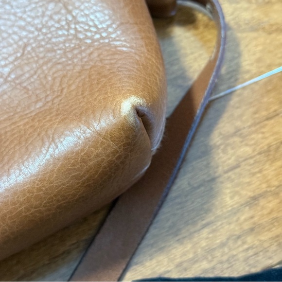 Madewell Brown Leather Tote with Pouch - Picture 8 of 9